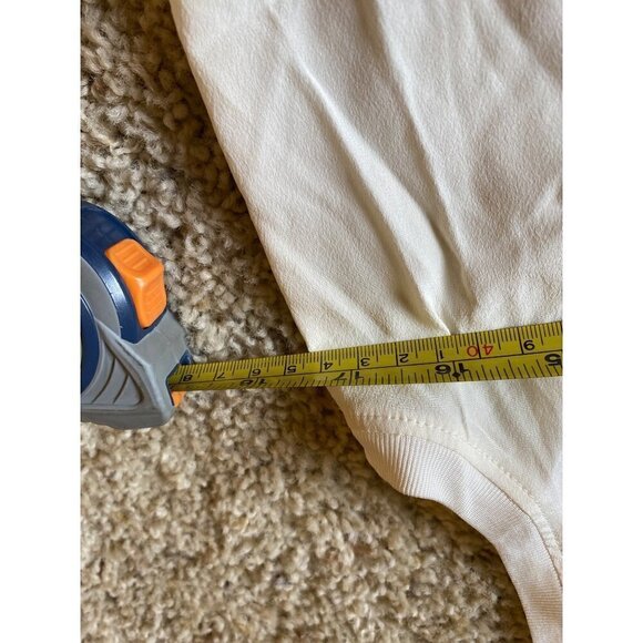 Adriano Goldschmied Women’s Silk Ivory Oversized Tank Top Size S Blouse Top - Picture 7 of 8